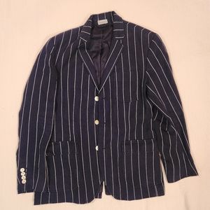 Rugby RL Navy Striped Blazer
